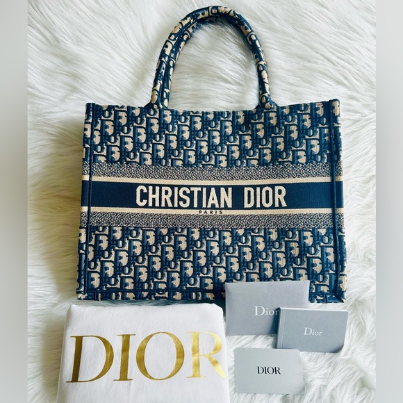 Christian Dior Book Tote in Medium Size - Picture 1 of 14